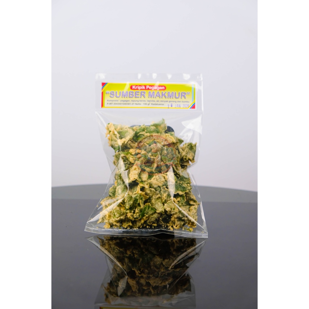 

Kriipik Pegangan Sumber Makmur | Kripik Pegagan Gurih Asin| P-IRT 2043401040381-21