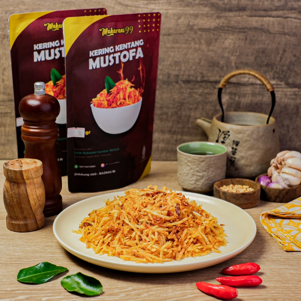 

Kentang Mustofa - Kentang pedas gurih enak asli