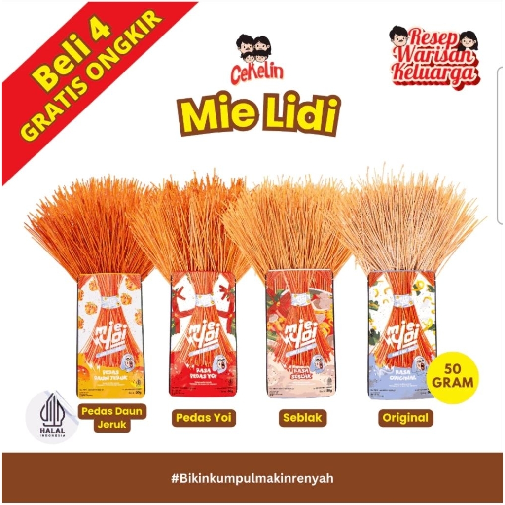 

SNACK CAMILAN MIE LIDI CEKELIN