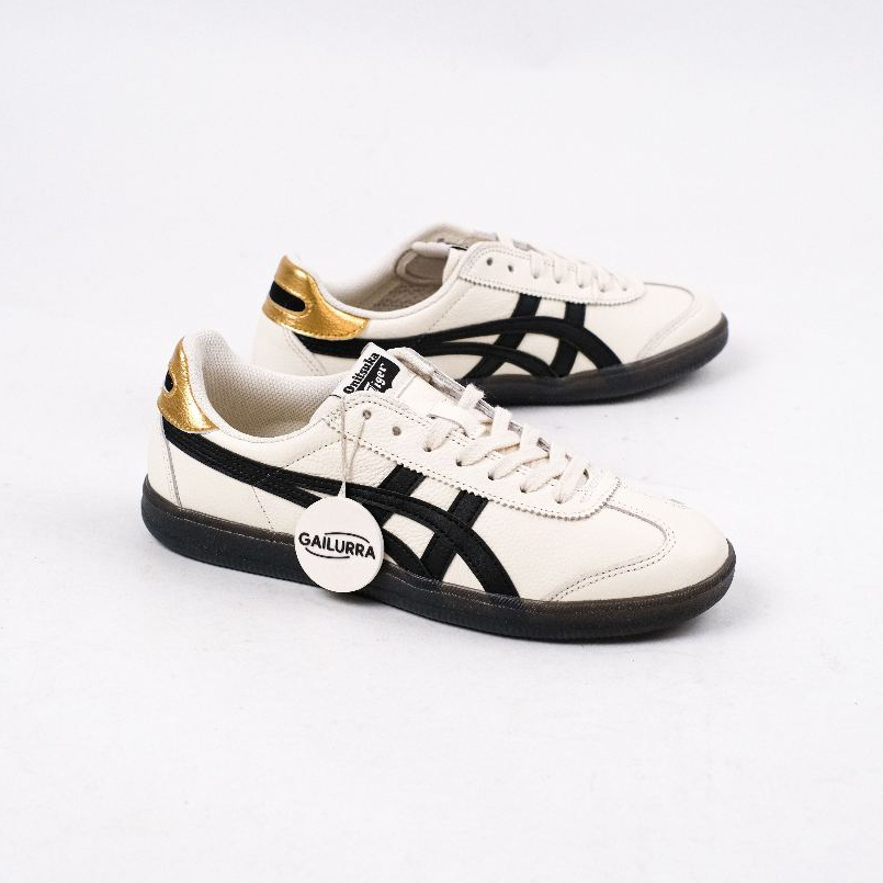 Onitsuka Tiger Tokuten White Black Gold Original