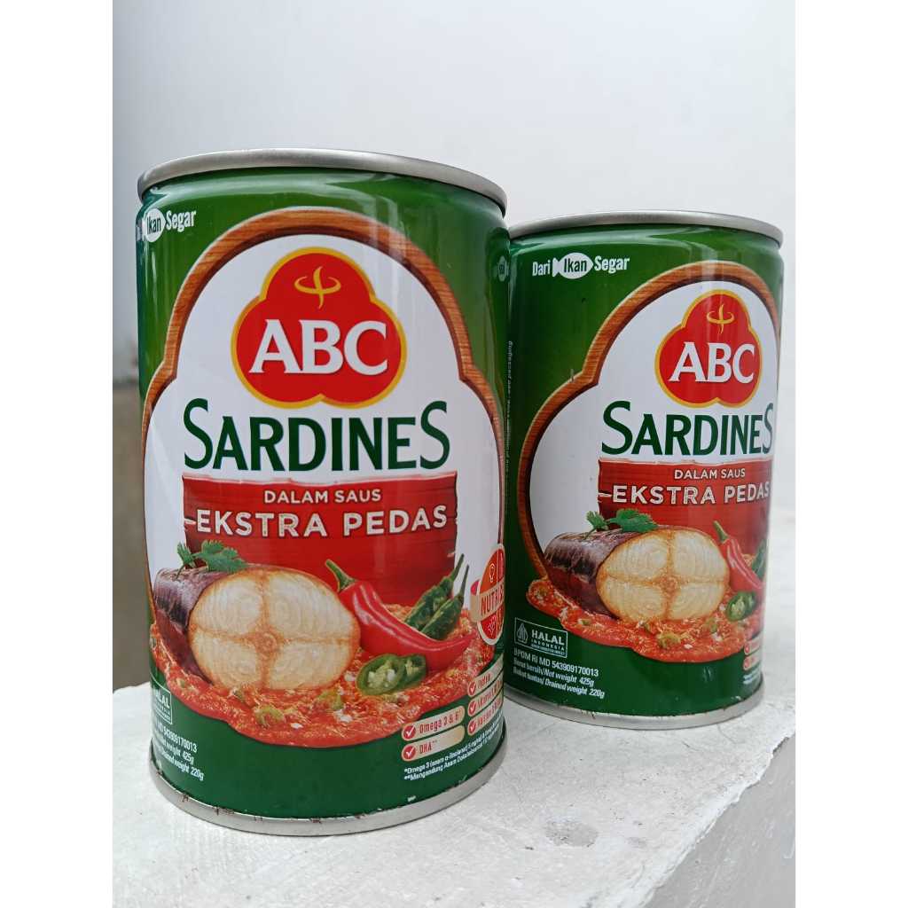 

ABC Sarden Saus Extra Pedas 425 g (2 pcs )