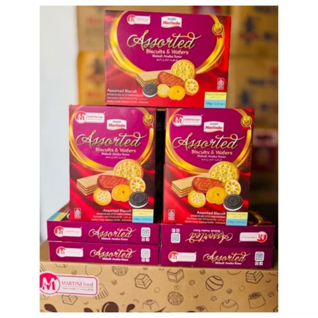 

Marindo assorted biscuit wafer box / Marindo assorted biskuit wafer box