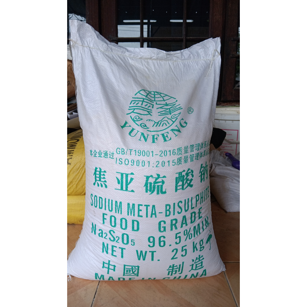 

Natrium Metabisulfit| Sodium Metabisulfit | Smb | 25kg