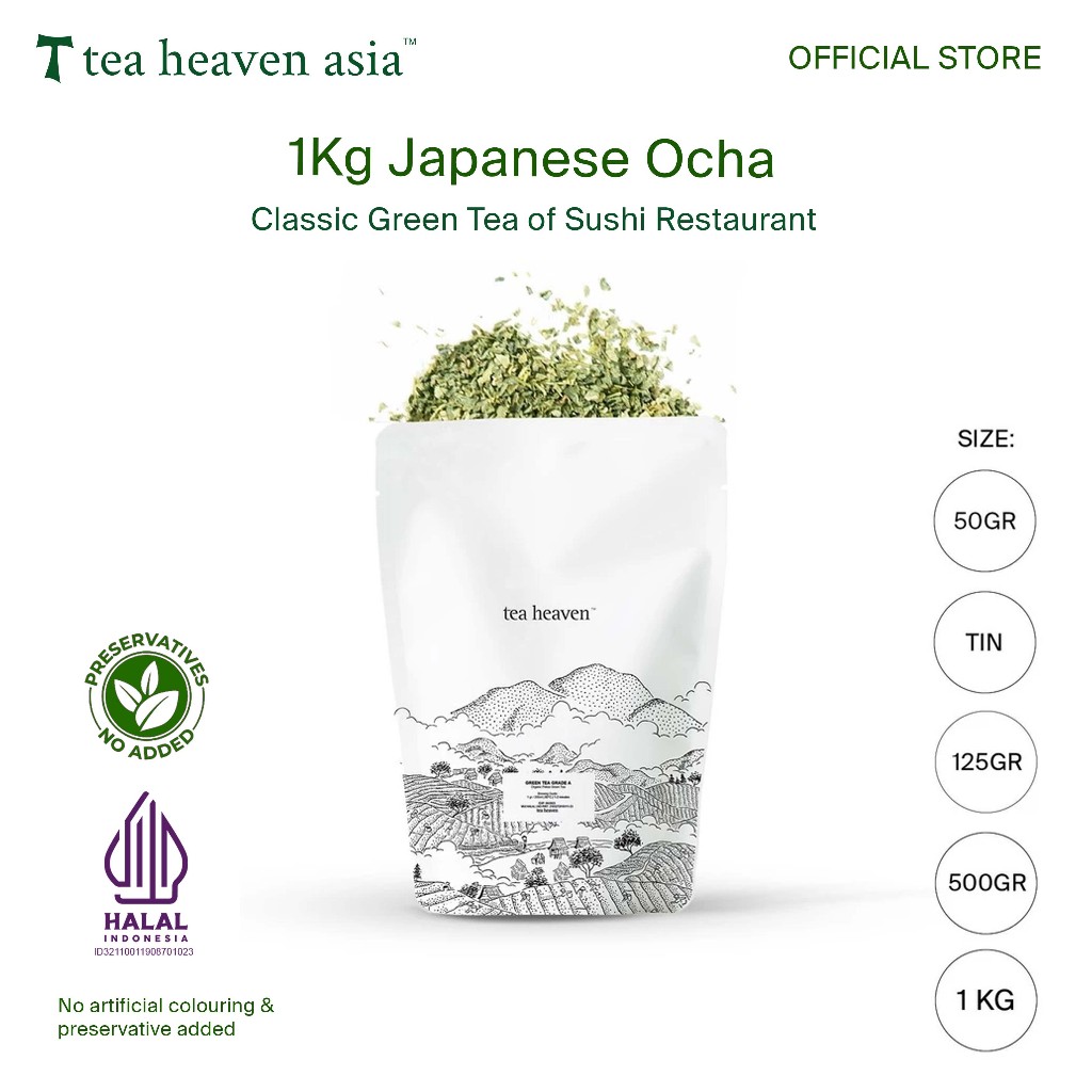 

Tea Heaven Ocha Japanese Green Tea Teh Hijau Jepang