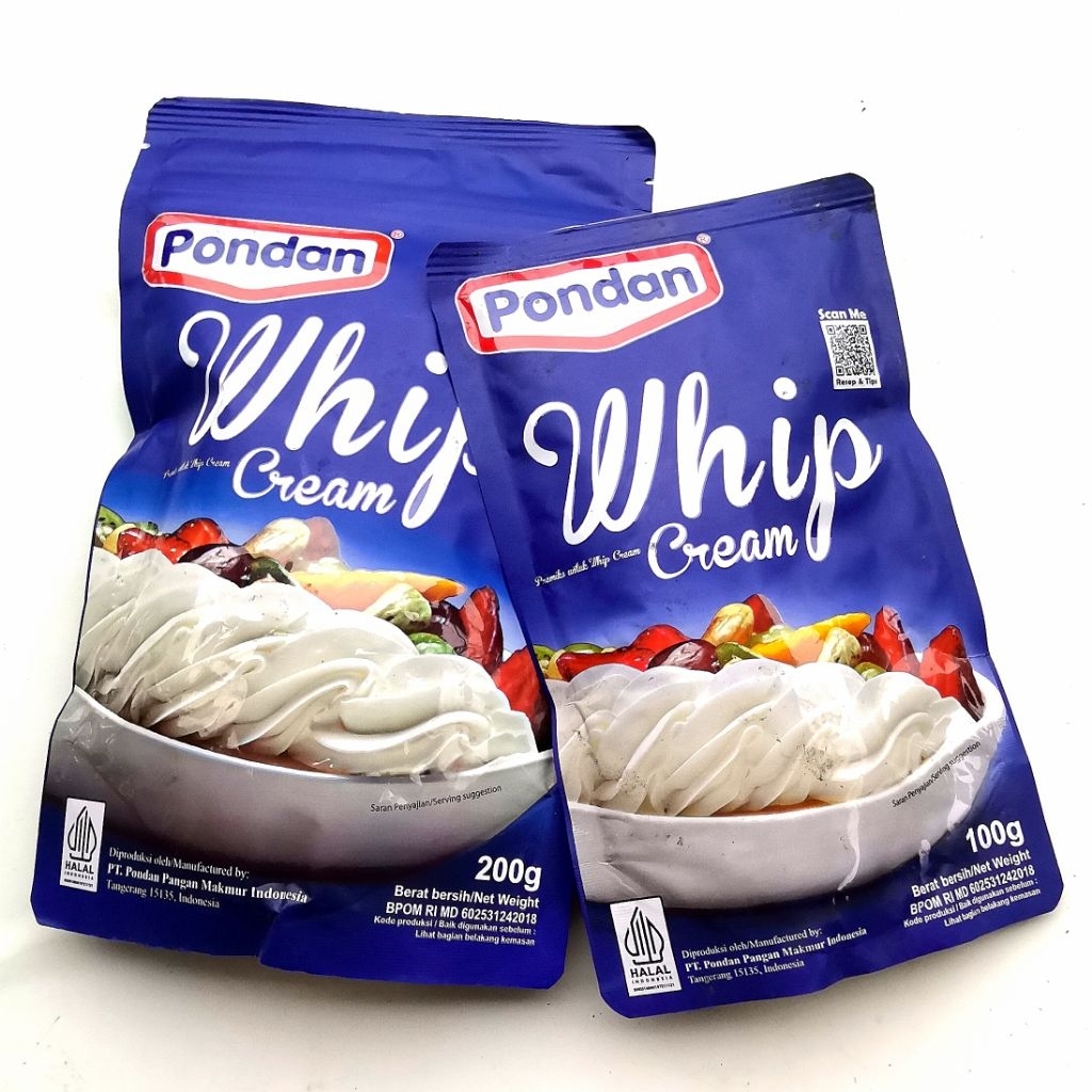

Pondan Whip Cream 150Gr