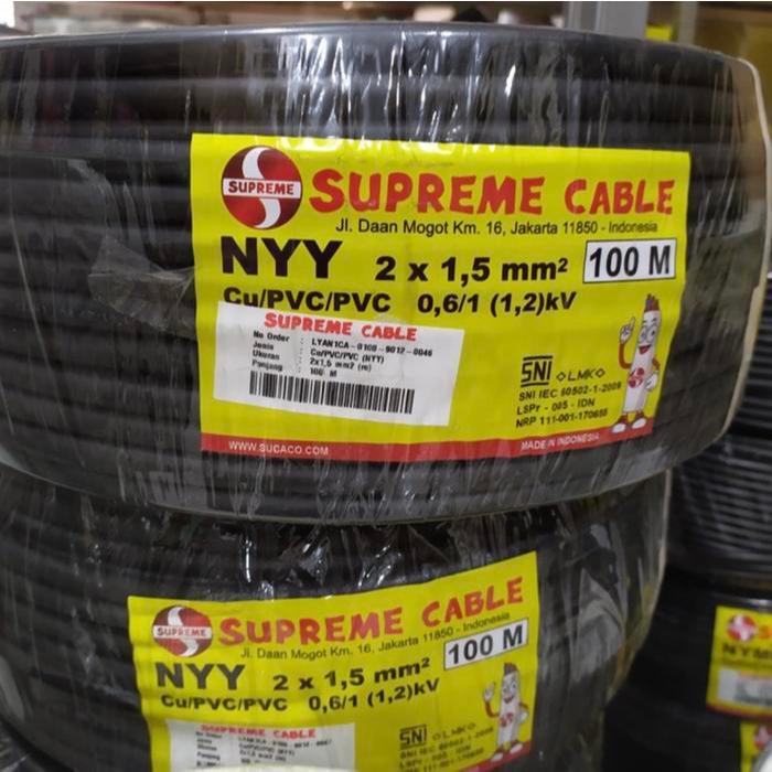 Kabel Supreme NYY 2x1.5 2x1,5 100M (Meter) Supreme Cable