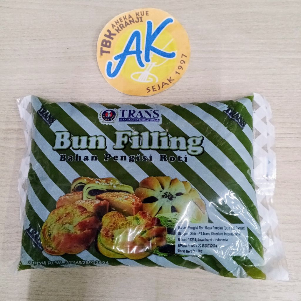 

TRANS KACANG HIJAU 1KG TRANS FILLING KACANG HIJAU ISIAN ROTI BAKPAO BAKPAU
