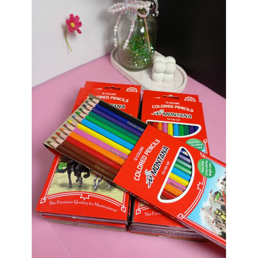 

[aesthetic_aksesoris] pensil warna panjang dan pendek MONTANA