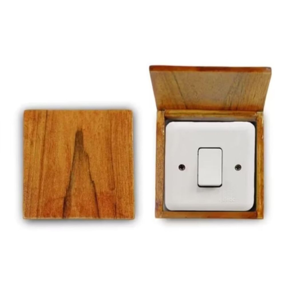 frame saklar/tutup saklar kayu jati/tutup saklar minimalis multifungsi