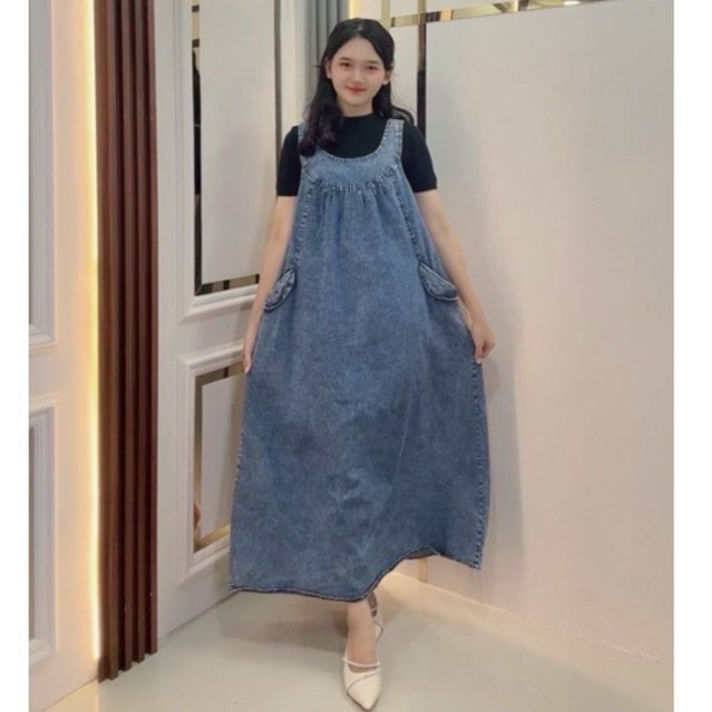 BIANCA overall , overall jeans wanita kekinian