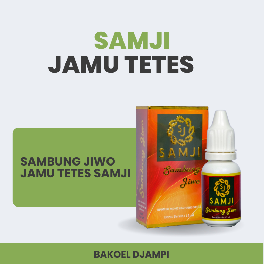 

Samji Jamu Tetes Samiji Sambung Jijo
