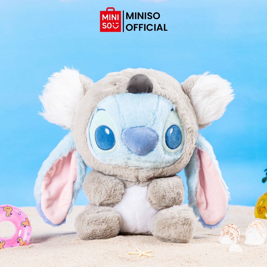 Miniso x Disney Stitch Collection 11in. Costume Animal Plush Toy Boneka Lucu Karakter Disney Stitch