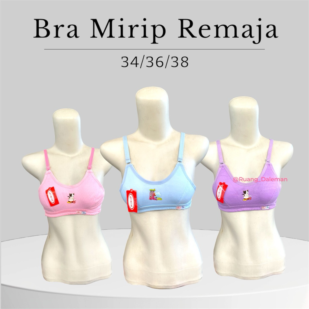 BRA REMAJA,BH REMAJA LOVE IN / MIRIP,BRA TANPA BUSA