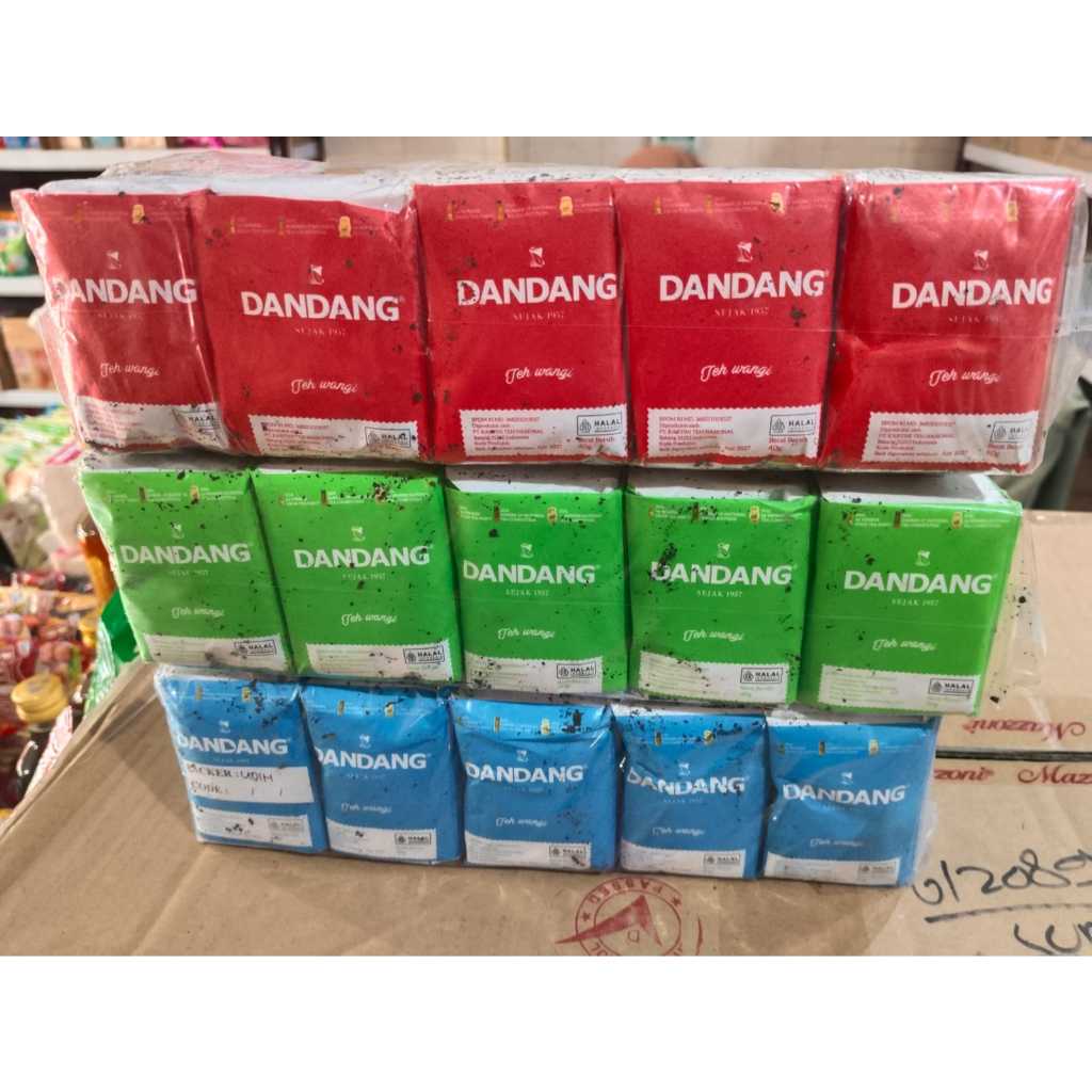 

TEH HITAM DANDANG BUBUK MERAH / BIRU / HIJAU