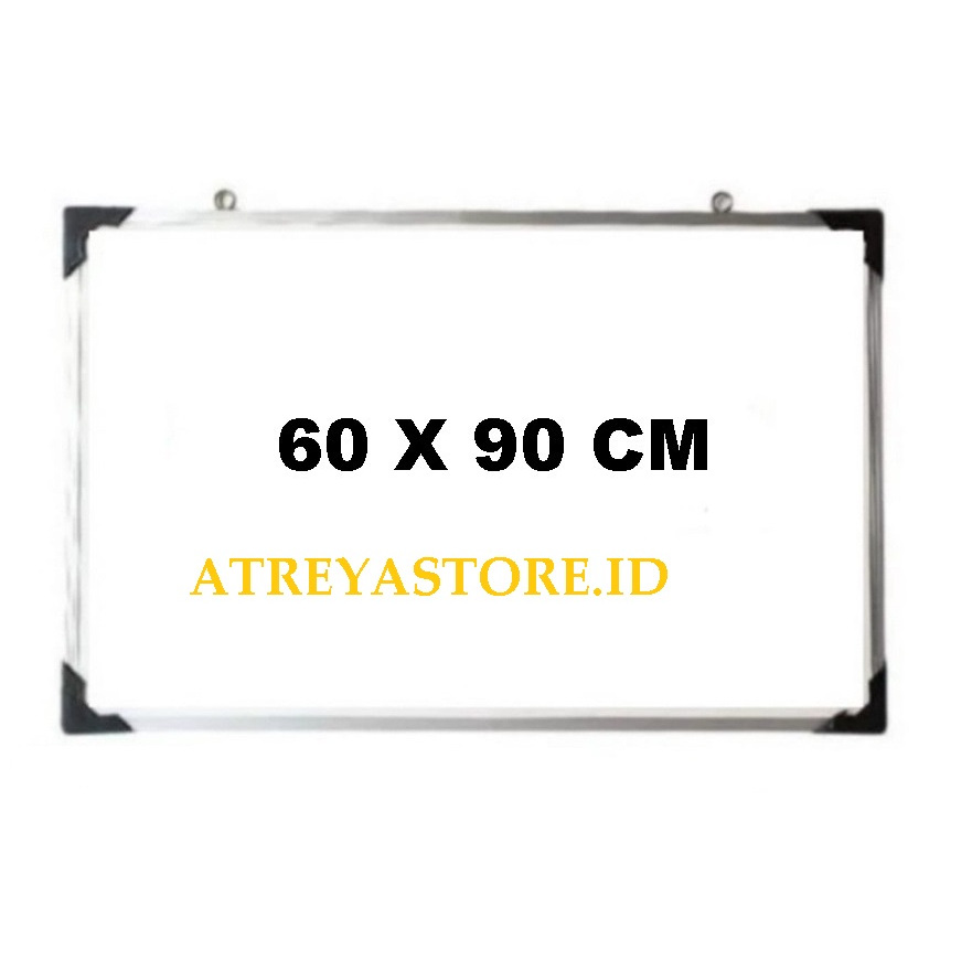 

Papan Tulis spidol dan kapur / Whiteboard / Blackboard ukuran 60x90 BACA DESKRIPSI!!