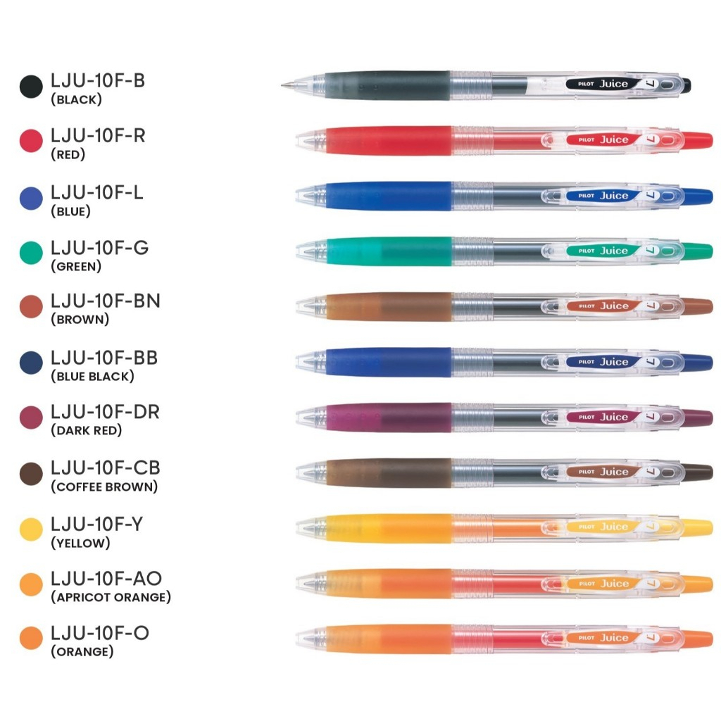 

Pulpen Warna Warni/Pilot Juice Series Pen 0.7/ Pulpen Cetekan 1 Pack ISI 5 Pcs