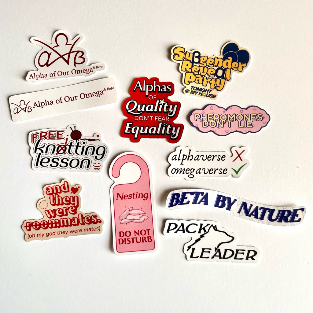 

(BACA DESKRIPSI) OMEG☆VERSE STICKERS