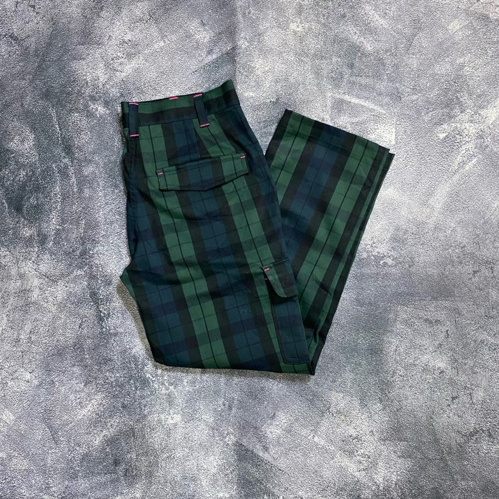 Columbia tartan cargo pants
