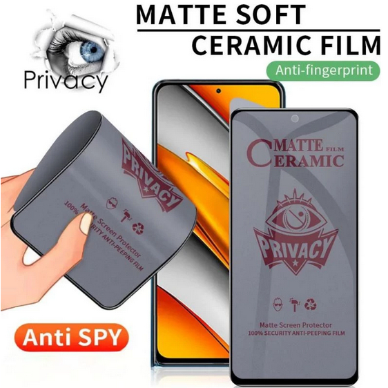 Infinix Note 50 Infinix 50 Pro Tempered Glass Anti Gores FULL CERAMIC Matte PRIVACY SPY Anti Glare A