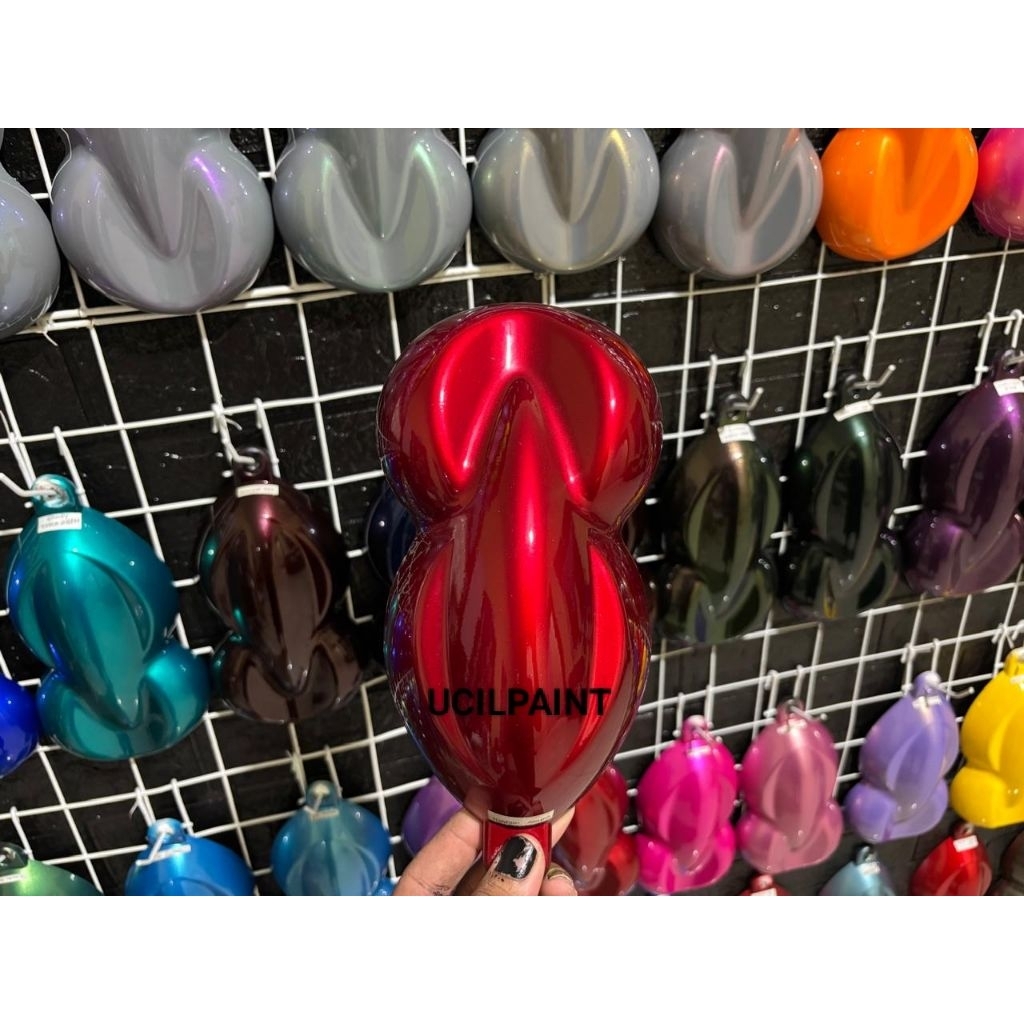 Cat Candytone Red PU + Free Dasaran Silver Metalik PU Polyuretane