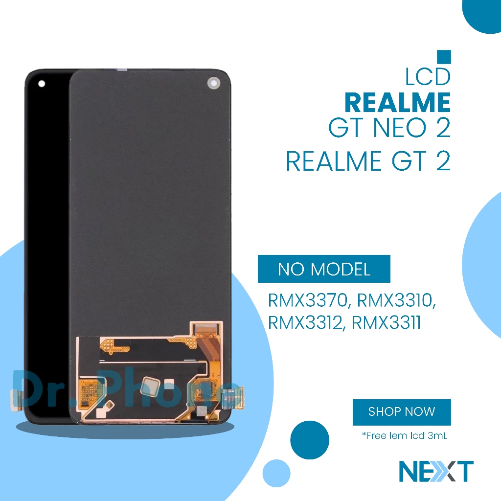 LCD Realme GT Neo 2  / LCD Realme GT 2 - Finger Print Fullset Touchscreen