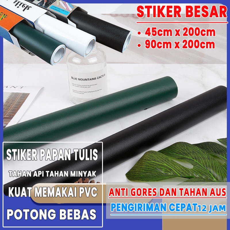 

【profesional】stiker papan tulis dinding Stiker Dinding Papan Tulis papan tulis kapur papan tulis hitam kapur stiker whiteboard