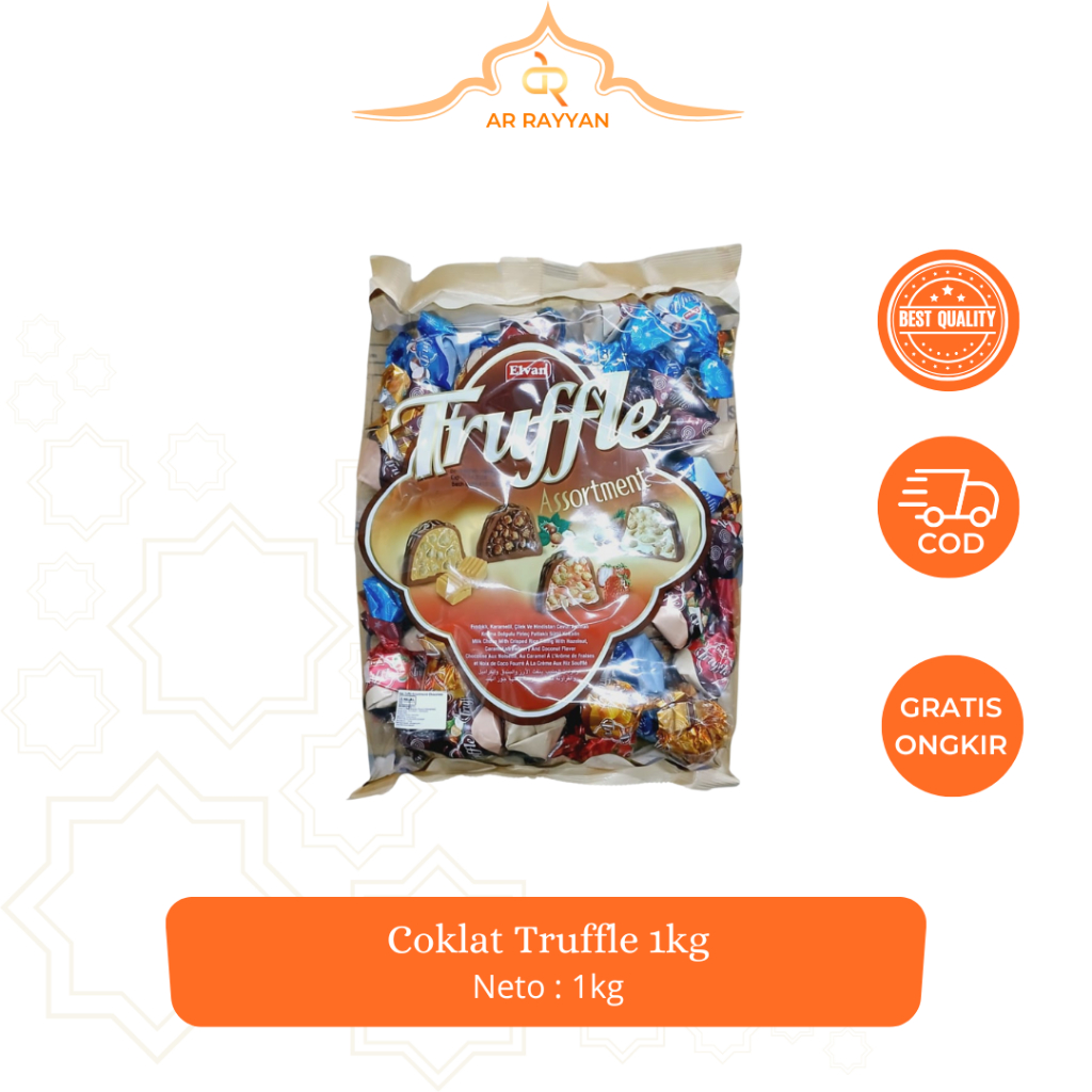 

Coklat Turki Truffle Elvan 1 Kg Mix Premium Cokelat Arab Turkey Oleh oleh Haji Umroh Aneka Rasa