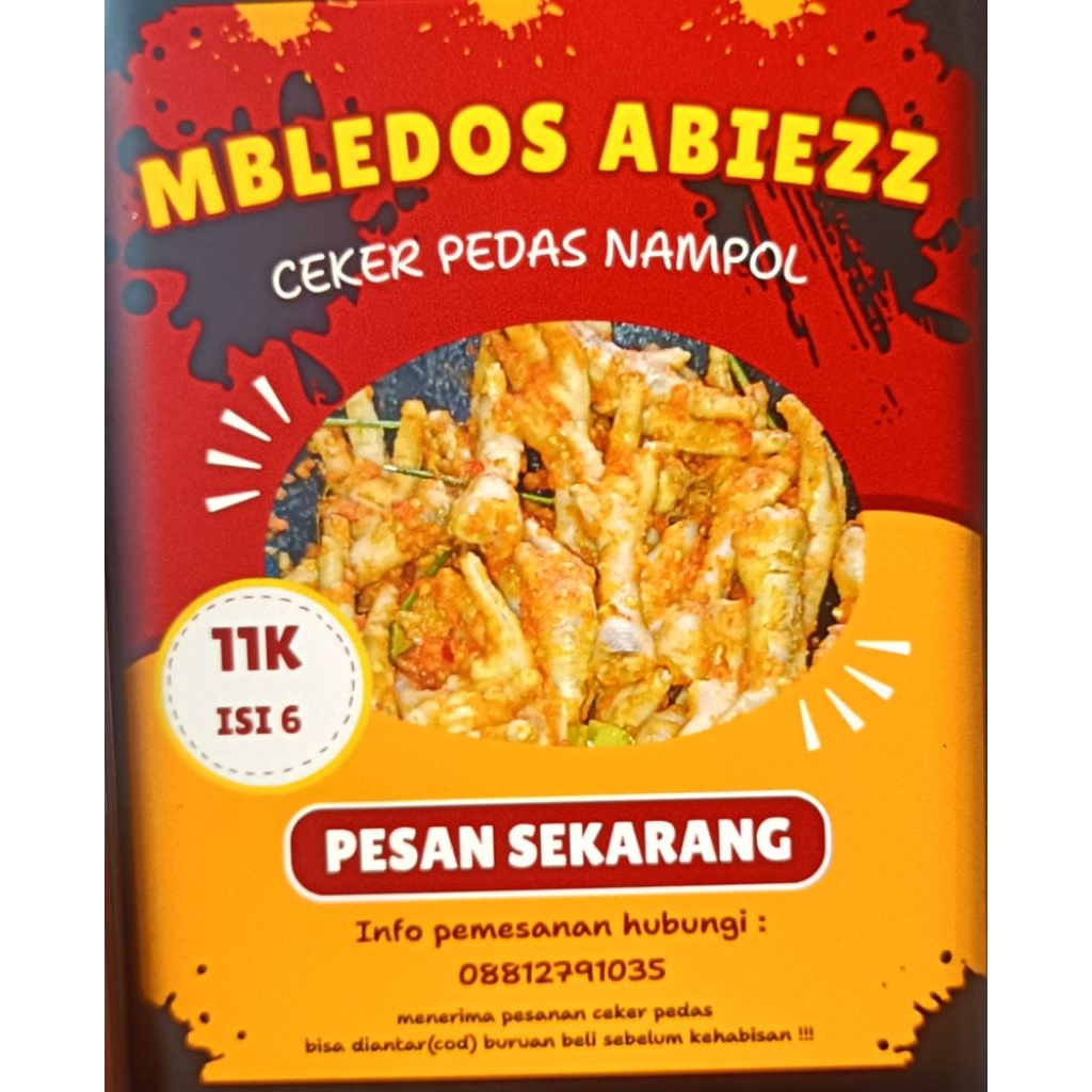 

Ceker Pedas Mbledos