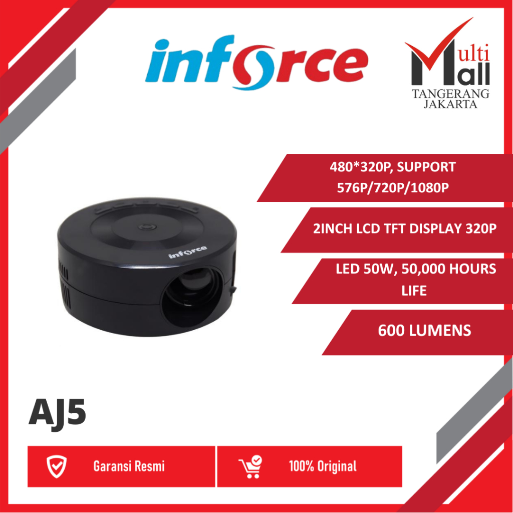 INFORCE PROJECTOR LCD MINI AJ5