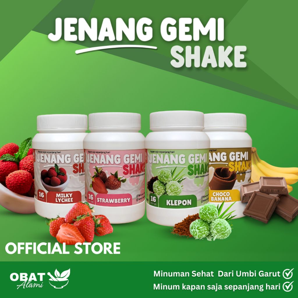 

Shake Umbi Garut Jenang Gemi SHAKE Mengatasi Asam-Lambung, Maag, GERD, Anemia, Sakit Perut
