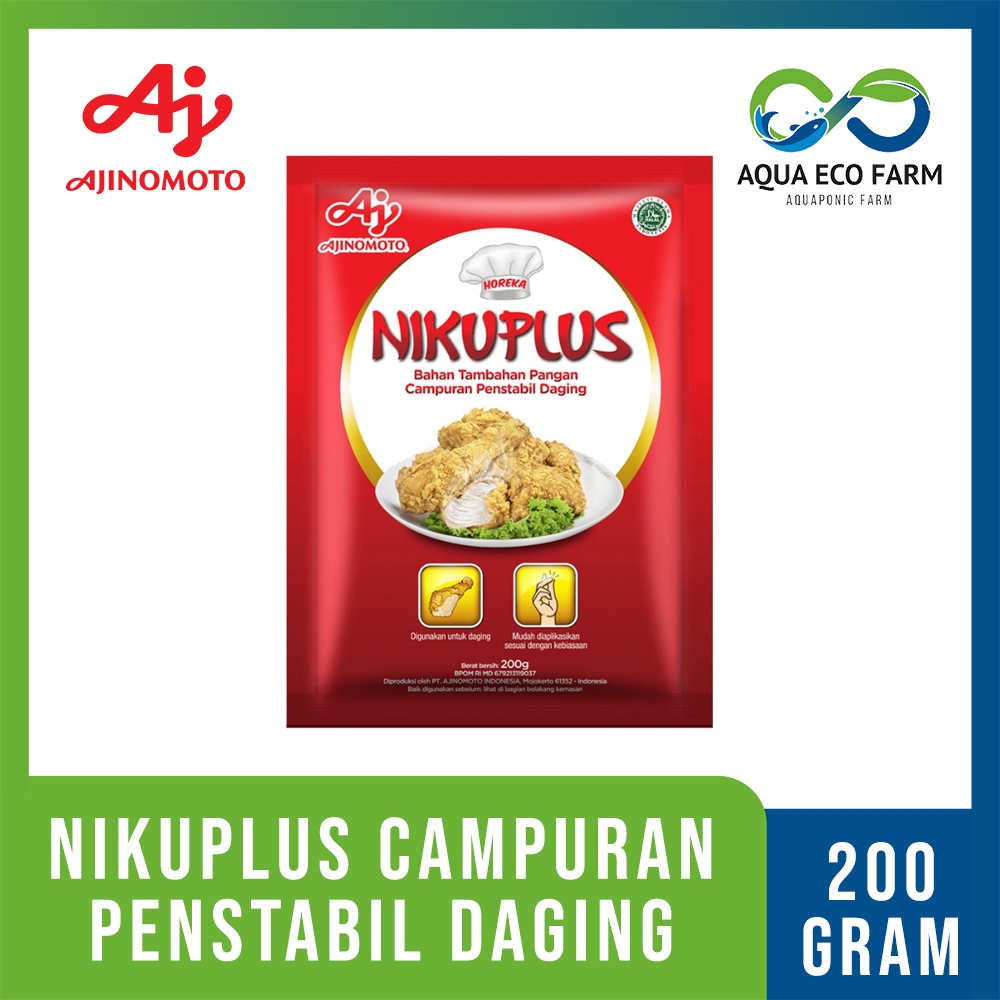 

[AquaEcoFarm] Ajinomoto Nikuplus 200gr – Campuran Penstabil Daging untuk Tekstur Empuk & Juicy