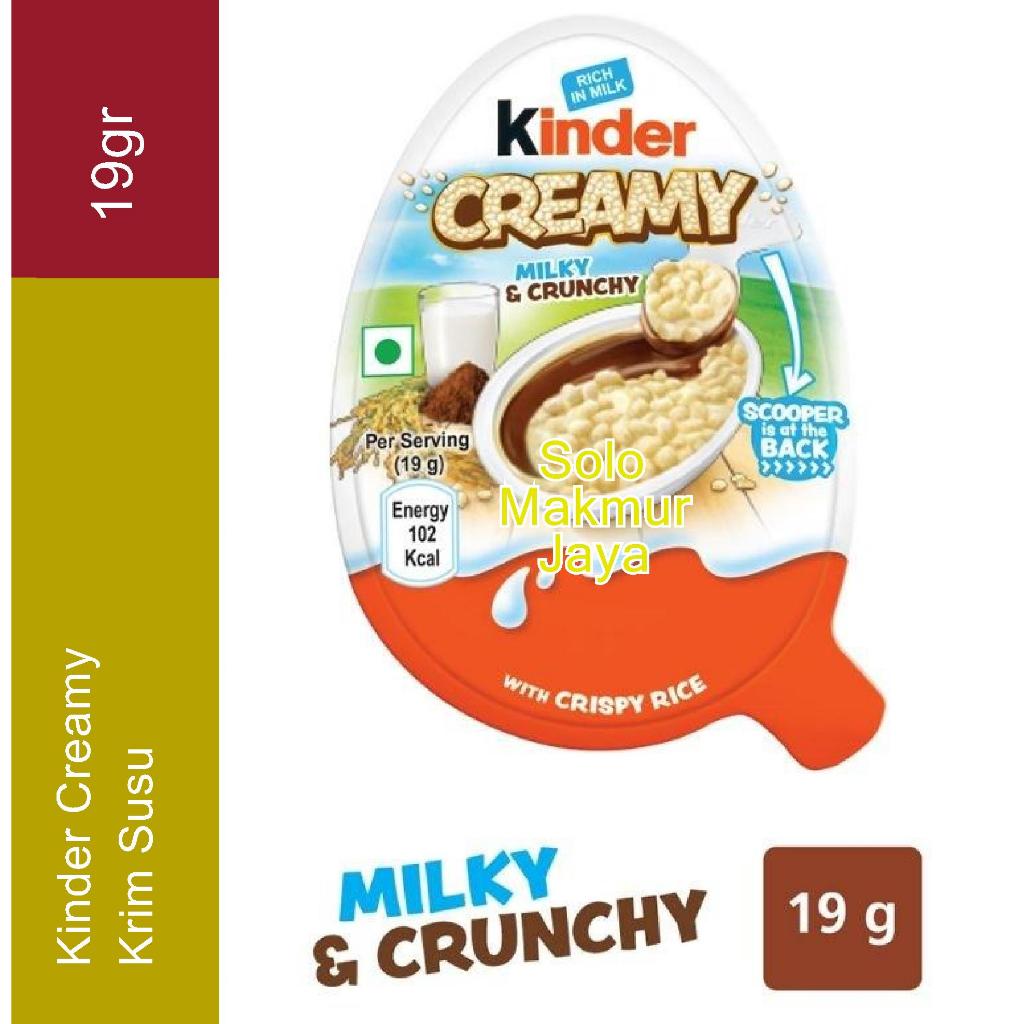 

Kinder Creamy 1 Pcs Kinder Creamy Coklat Chocolate Camilan Murah