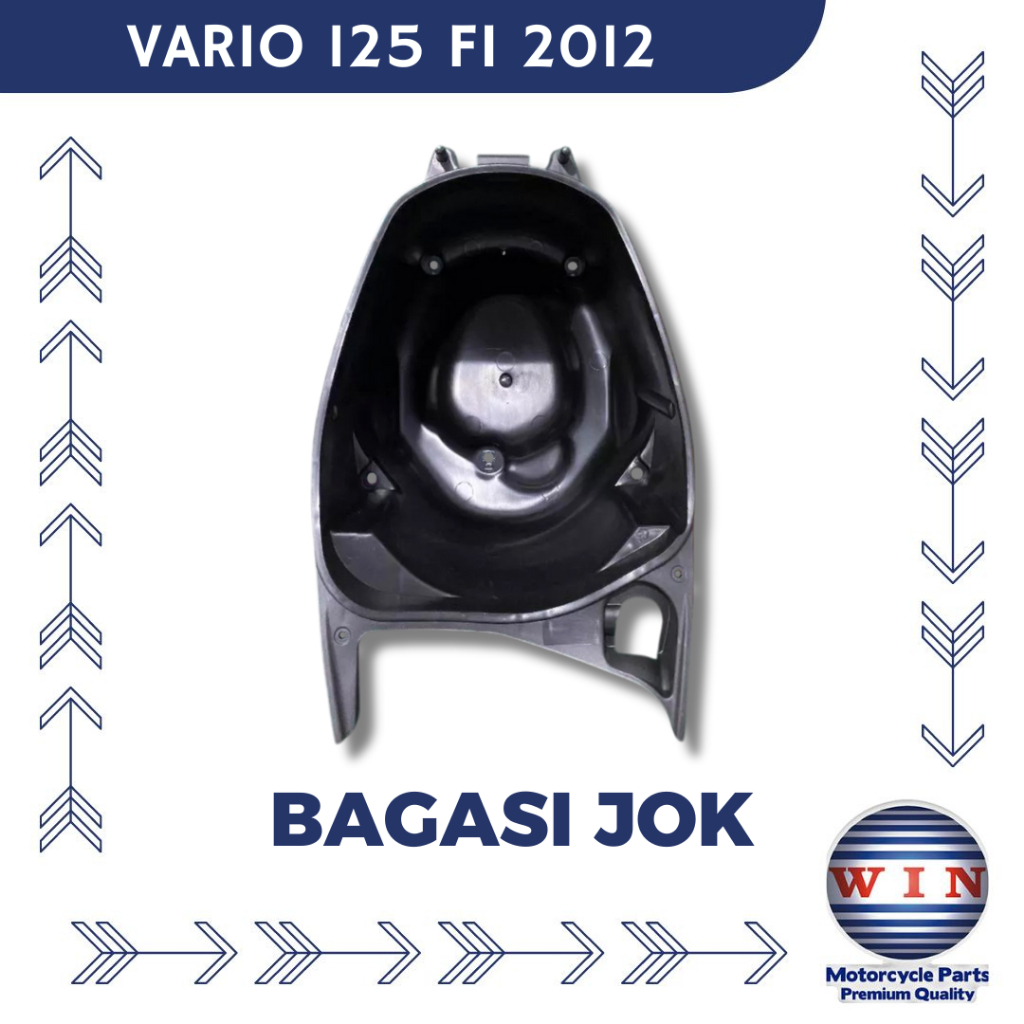 Bagasi Jok Box Bagasi Bawah Jok Motor Honda Vario Techno 125 FI 2012 Merk WIN