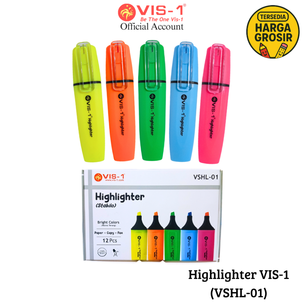 

VIS-1 Stabilo kode VSHL-01 Pastel / Highlighter