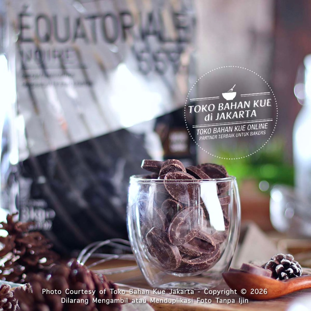 

Valrhona Equatoriale 55% Dark Chocolate Couverture 500gr Cokelat Coin