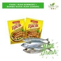 

Paket Ikan Kembung 1 kg + Bumbu Racik Ikan Goreng 1 pc