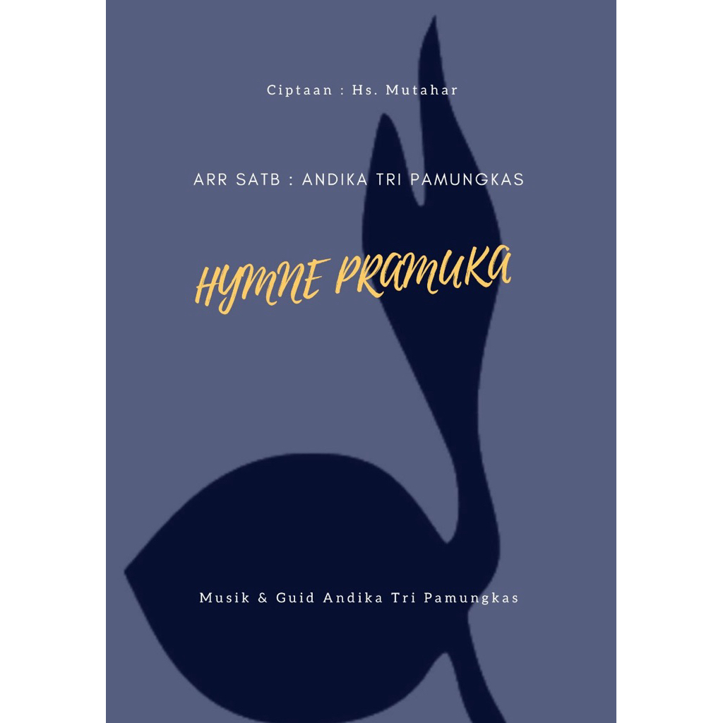 Partitur Paduan Suara Lagu Hymne Pramuka