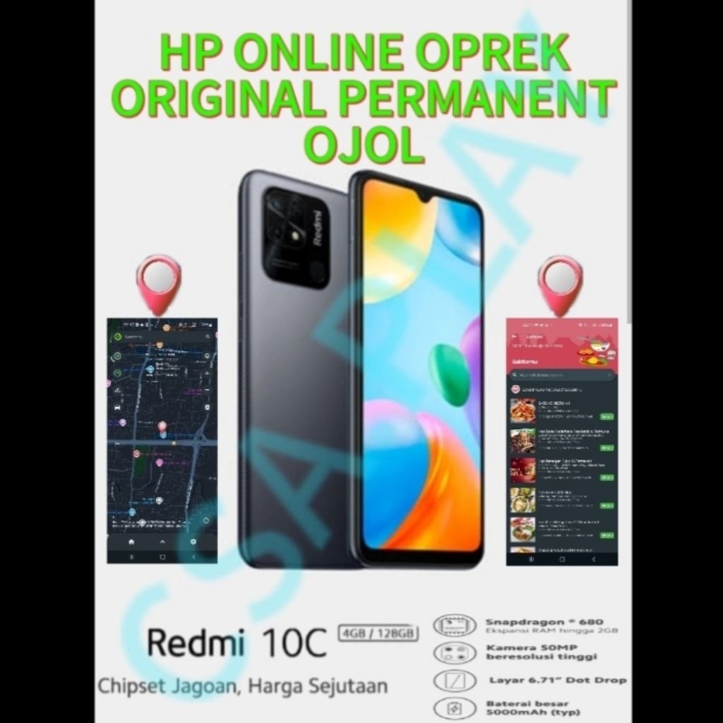 HP oprek GPS Permanent Ojol