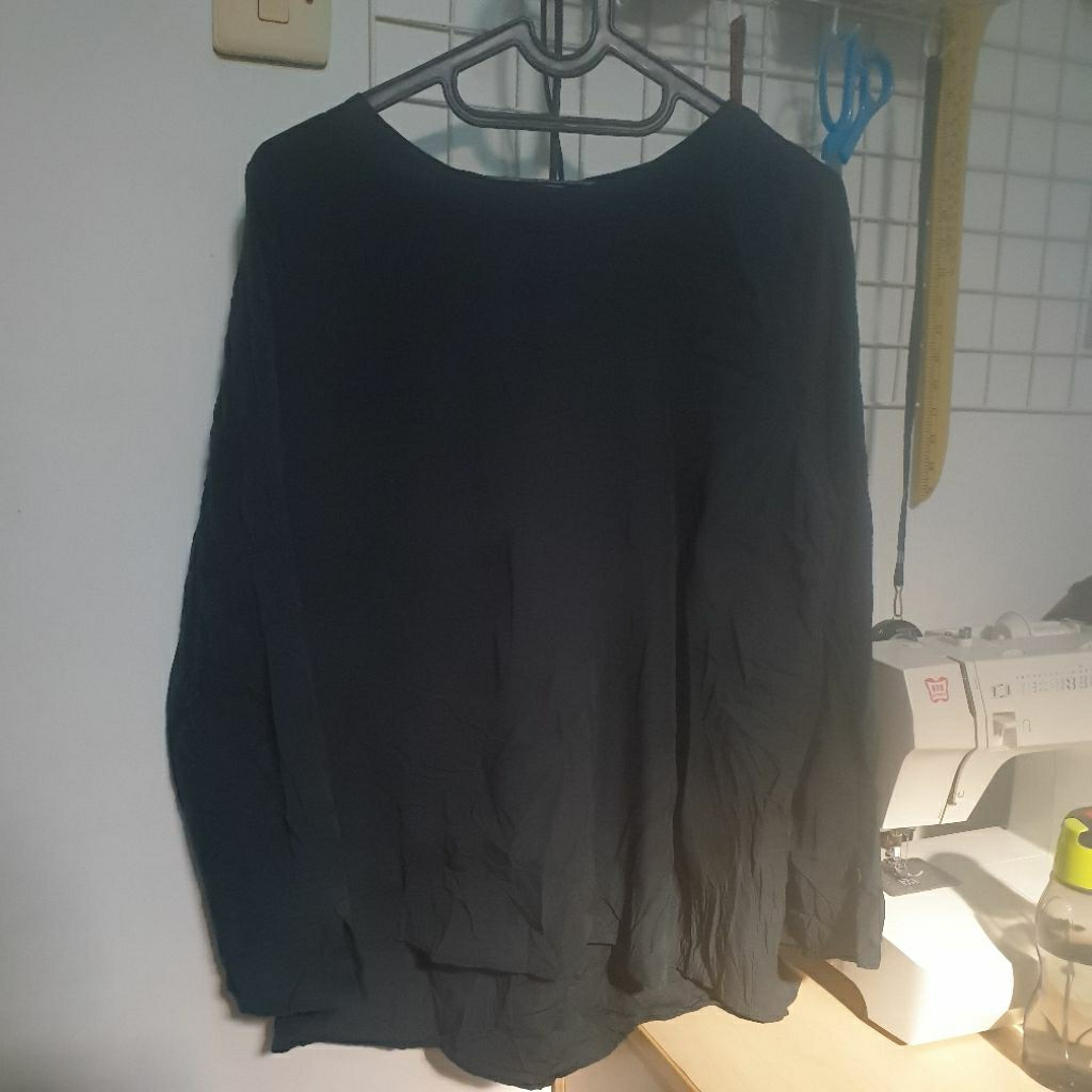 ATASAN BLOUSE HIJAU BOTOL EMERALD PEKAT P❤