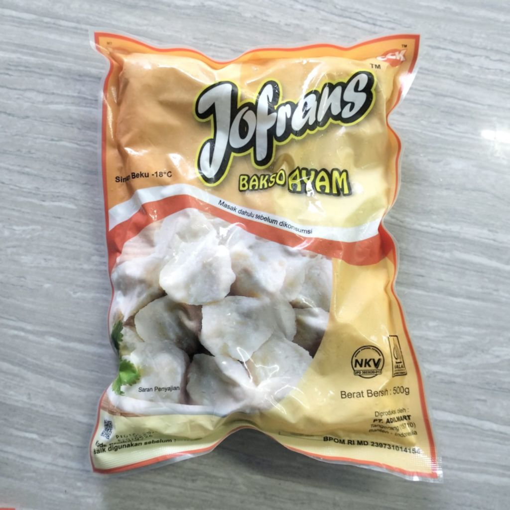 

JOFRANS Bakso Ayam 500g isi 50