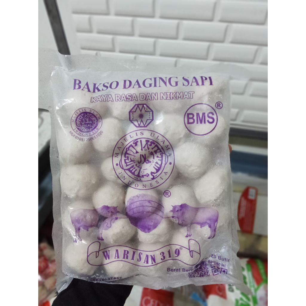 

Bakso Daging Sapi Warisan BMS Bangka Super isi 25