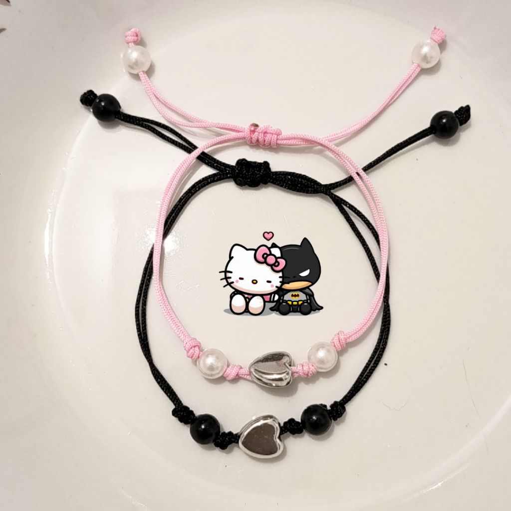 Gelang Couple (2 gelang) - Gelang Pasangan / Sahabat Adjustable