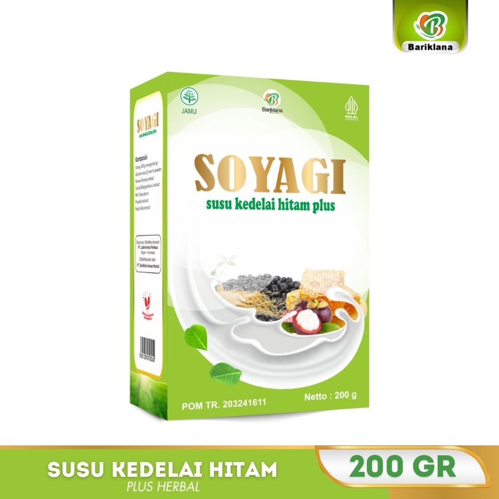 

SOYAGI Susu Kedelai Hitam Plus Herbal