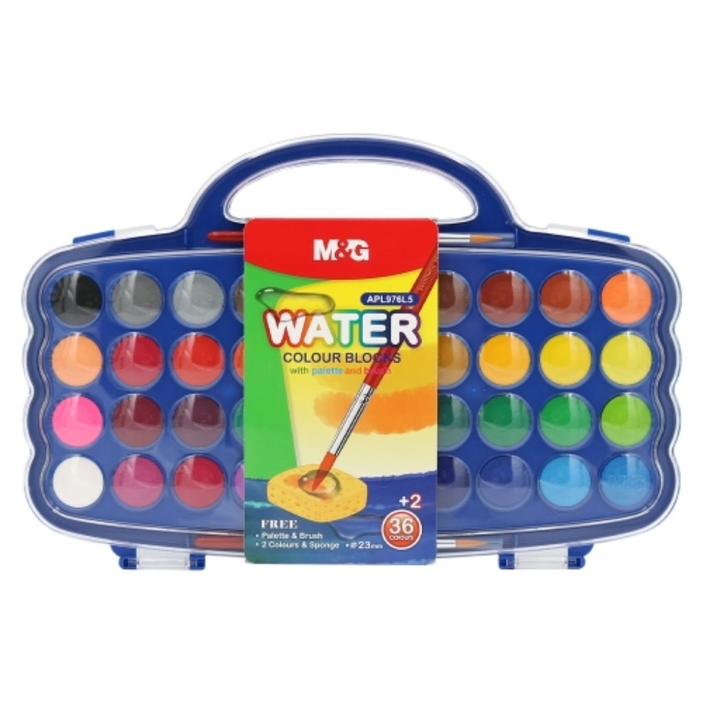 

M&G Watercolour Blocks with Palette & Brush – Cat Air Set