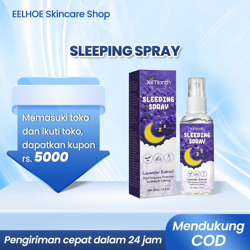 Ximonth Deep Sleep Pillow Spray Lavender Sleep Spray Aromatherapy Improve Sleep Quality Relieve Anxi