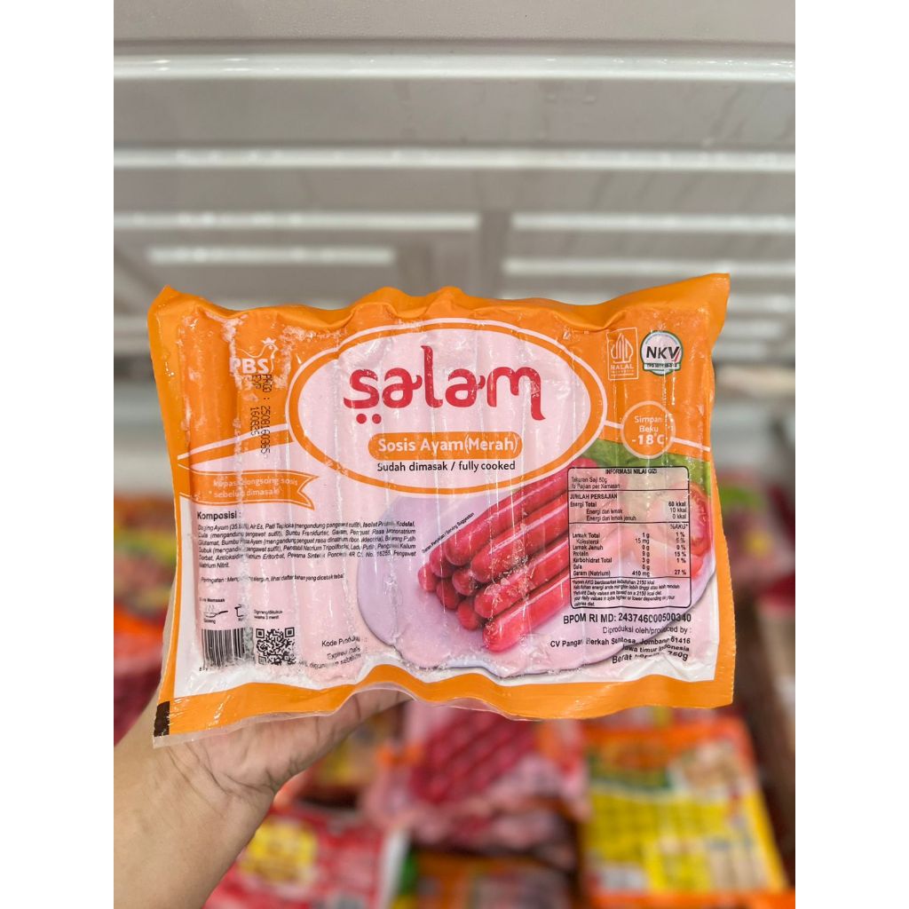 

SALAM SOSIS AYAM MERAH 750GR