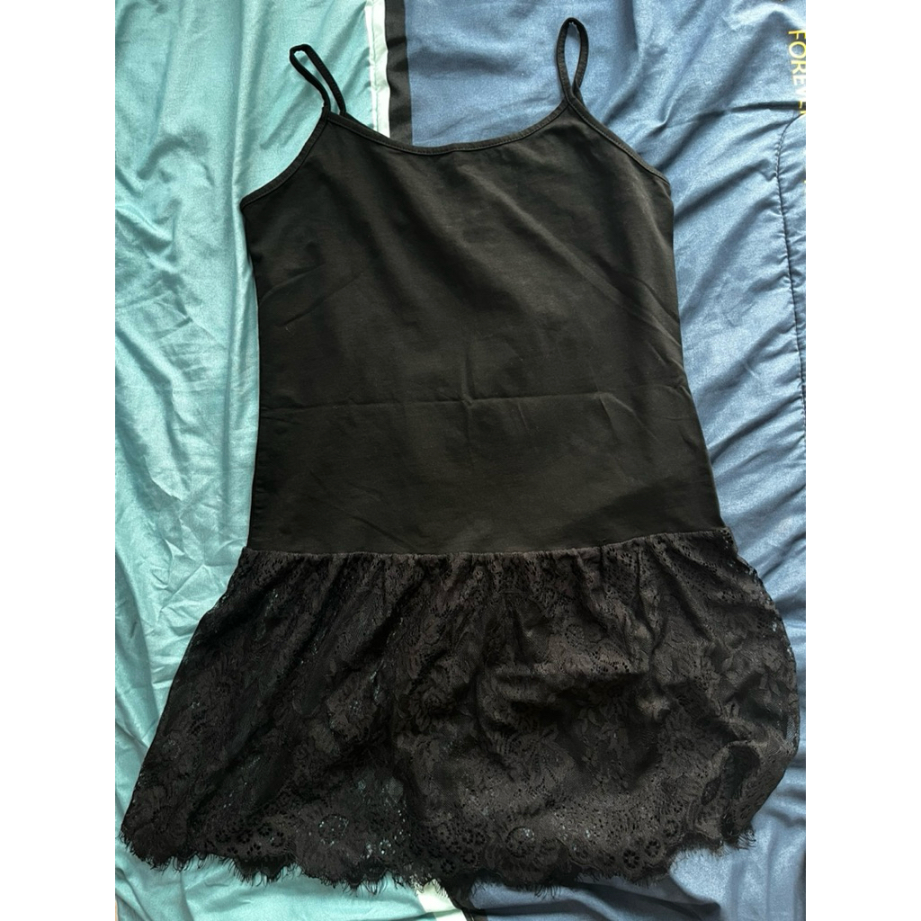 (Preloved) Dress item tali satu vibes gothic
