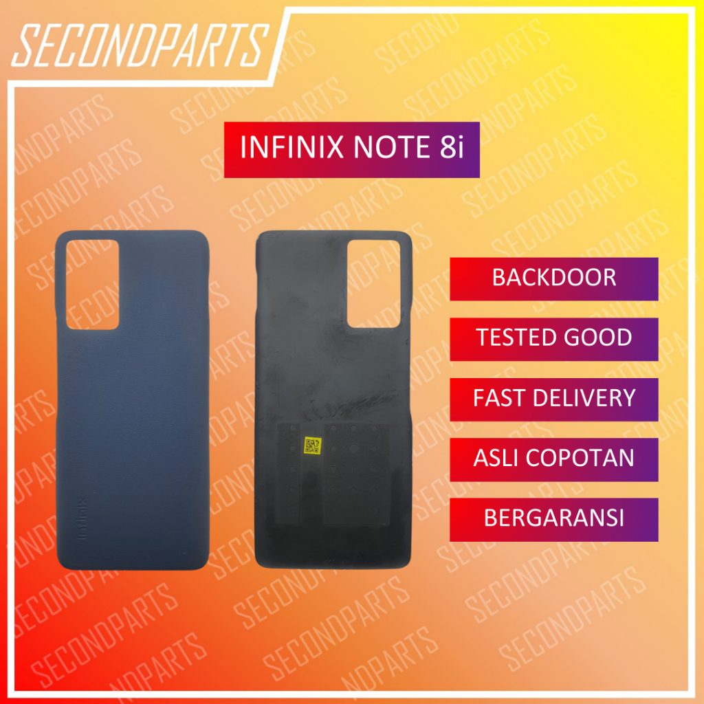 CASING BACKDOOR BACK DOOR COVER INFINIX NOTE 8i ORIGINAL COPOTAN