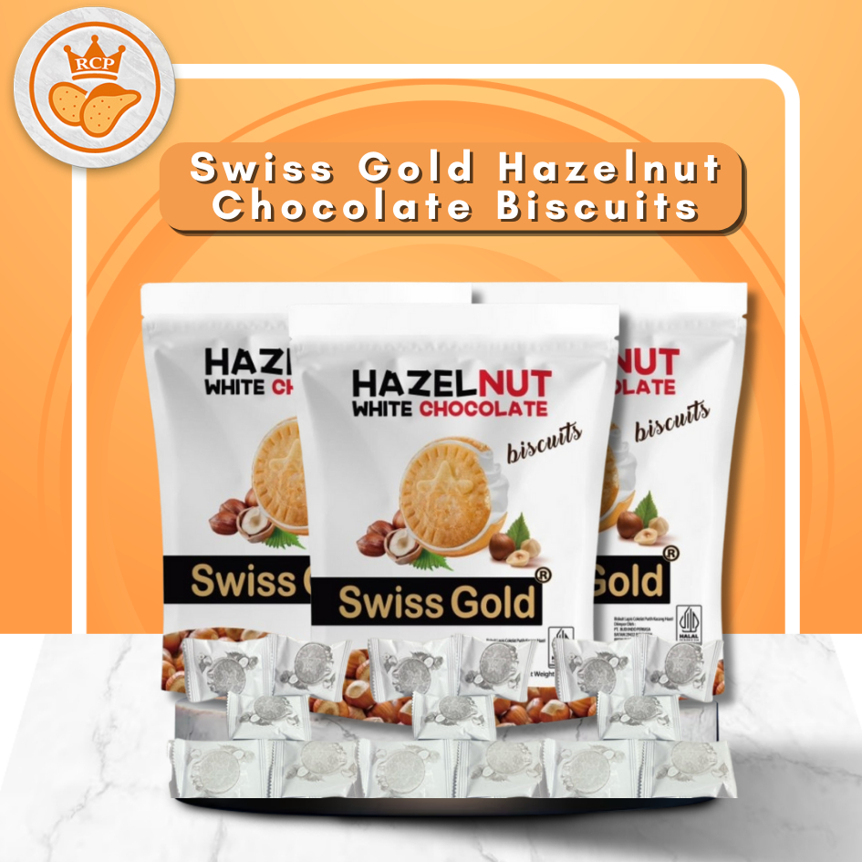 

[Swiss Gold] Hazelnut Chocolate Biscuits - Premium Biscuit Chocolate