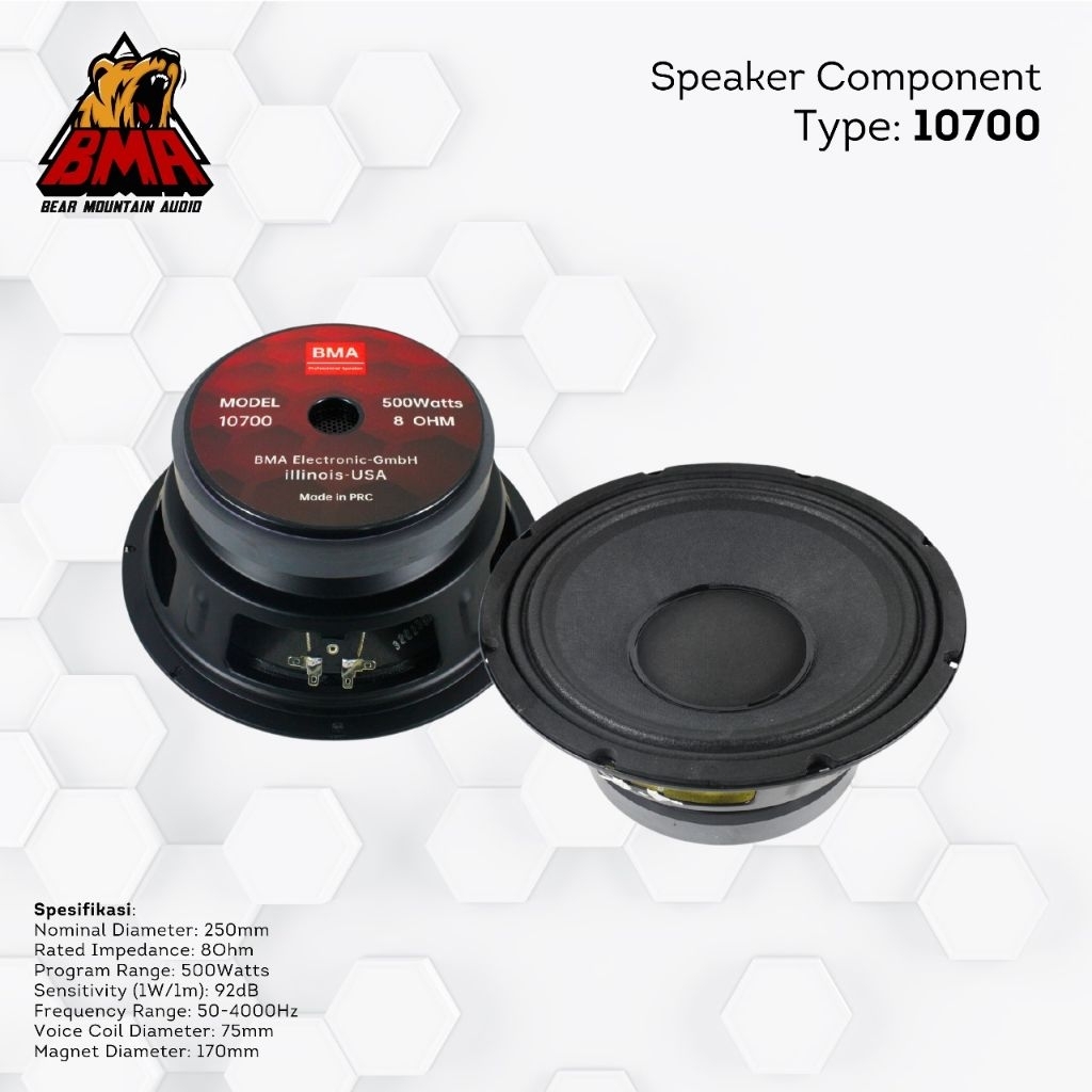 SPEAKER 10700 BMA / SPEAKER 10IN / SPEAKER BMA